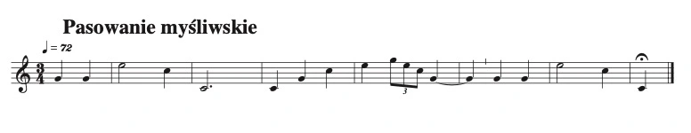 11 pasowanie mysliwskie