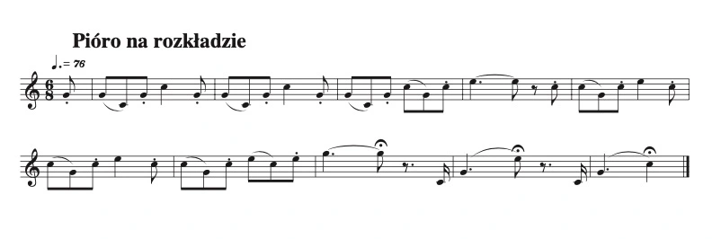 19 pioro na rozkladzie