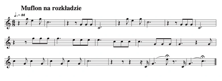 25 muflon na rozkladzie