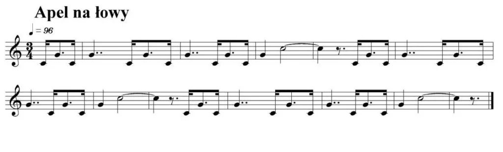 apel na łowy