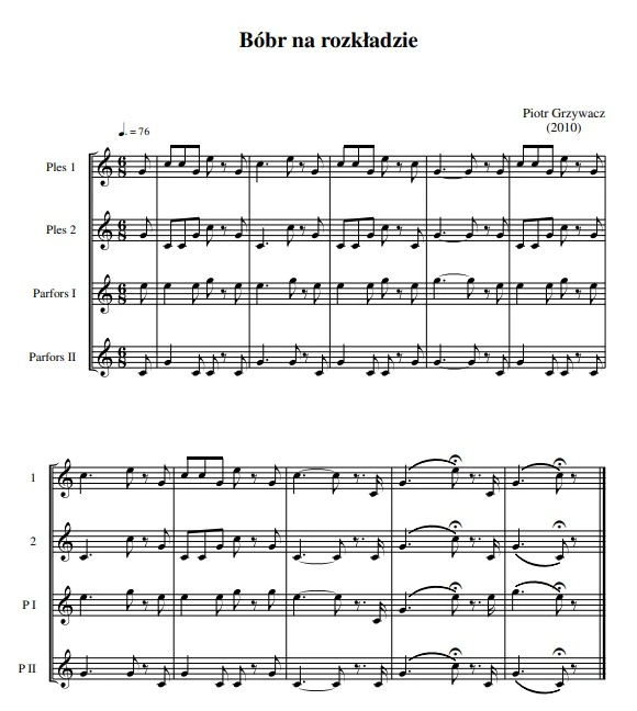 bóbr na rozkładzie