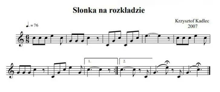 słonka na rozkładzie